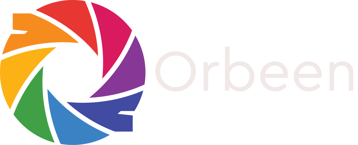 orbeen logo black bg